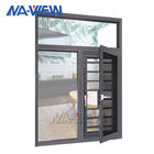 300x300mm Aluminium Casement Windows With Grids Grills