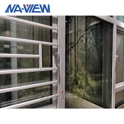 300x300mm Aluminium Casement Windows With Grids Grills