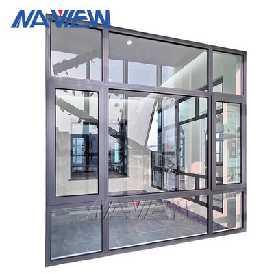 Modern PVDF Coating Horizontal Vertical Aluminium Casement Windows