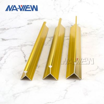 1mm Thick Aluminium Metal Tile Edging Ceramic Wall Copper Brass Tile Corner Trim