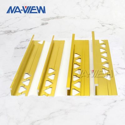 1mm Thick Aluminium Metal Tile Edging Ceramic Wall Copper Brass Tile Corner Trim