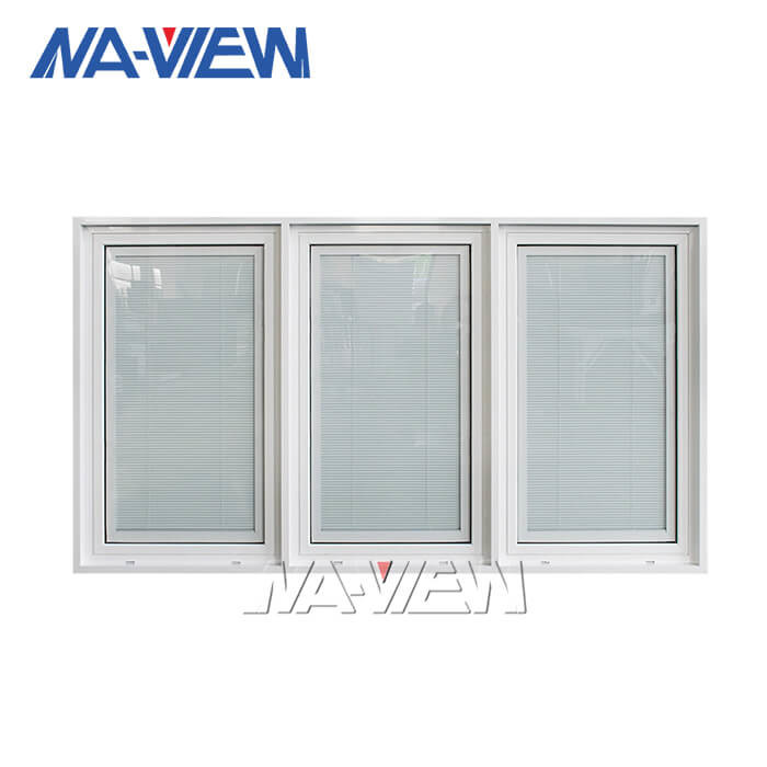 Chinese Naview Long Tall Narrow 3 Lite Triple Glazed Pane Casement Windows